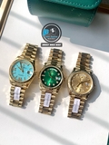 VIP NEW 2024 / ORGINAL FACTORY BEST 1:1 / ROLEX DAYDATE 36MM BỌC VÀNG 18K 6UM CORE ETA 2836-2