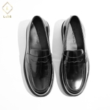 Giày lười đen B9078-A001