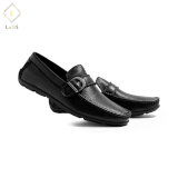 Giày lười da mềm quai cài 2201-4