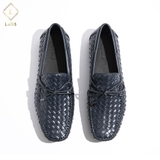 Giày lười da đan HF19