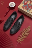 Giày loafer quai tết da mềm 3071-2