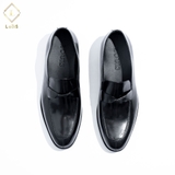 Giày Loafer đen quai xoắn 2022-21-Đ