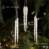 Set 6 Cột Băng trắng/6 PCS White Christmas Icicle