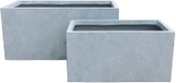 Chậu Ximang Chữ nhật [Rectangular Concrete Planter] (D80H40)