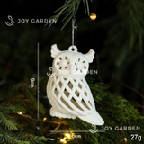 Cú mèo Giáng sinh/ Xmas White Owl