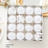 Set châu nhung 32 món Tông trắng
