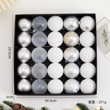 Set 25 châu 60mm Tông Trắng Bạc