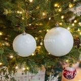 Châu trắng 100mm [White Christmas Balls 100mm]