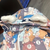 Áo Phao Trẻ Em  Mũ Gấu YUGOTE