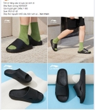 Dép Đúc Nam Lining AGAS029 + AGAR007