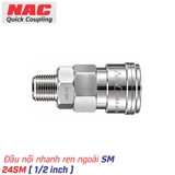 Khớp nối nhanh NAC 24SM ren ngoài 1/2