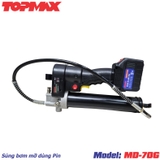 Máy bơm mỡ cầm tay dùng Pin TOPMAX MD-70G