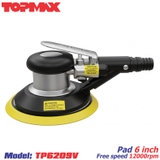 Máy chà nhám rung hơi tự hút bụi Topmax TP6209V, 6 inch