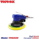 Máy chà nhám rung hơi tự hút bụi Topmax TP6313V, 6 inch