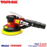 Máy chà nhám rung khí nén tự hút bụi Topmax TP5118V, 5 inch