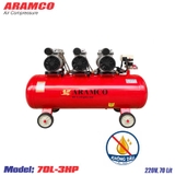 Máy nén hhí không dầu Aramco 70L-3HP