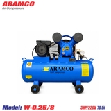 Máy nén khí Aramco 3 HP V-0.25/8, 70 lít