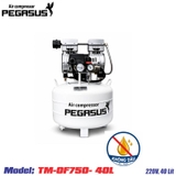 Máy nén khí không dầu Pegasus TM-OF750-40L, 1HP