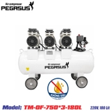 Máy nén khí không dầu Pegasus TM-OF750x3-180L, 3HP