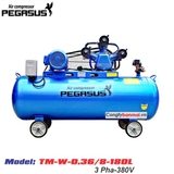 Máy nén khí Pegasus 4HP TM-W-0.36/8-180L(380V).