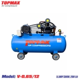 Máy nén khí Topmax V-0.65/12 Công suất 5.5HP 200 lít