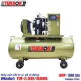 Máy nén khí trục vít di động TurBor TB-7.5H/500L 10HP