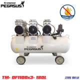 Máy nén không dầu Pegasus TM-OF1100x3- 180L, 4.5HP