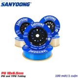 Ống dây hơi PU Sanyoong 10x6,5mmx100m