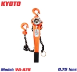 Pa lăng xích lắc tay kyoto 0.75 tấn x 1,5 mét VA-A75