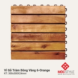Vỉ gỗ Tràm Bông Vàng 6 Orange