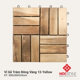 Vỉ gỗ Tràm Bông Vàng 12 Yellow