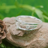 Nhẫn Bạc Nữ Trơn Thiết Kế Đính Đá N2408260051