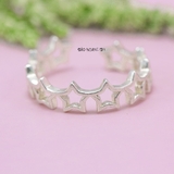 Nhẫn Bạc Nữ Teen Mở Hình Ngôi Sao N2408270023