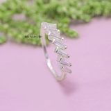 Nhẫn Bạc Nữ Trơn Thiết Kế Đính Đá Sang Trọng N2408260031