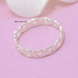 Nhẫn Bạc Nữ Trơn Không Đá N2408270026