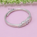 Nhẫn Bạc Cặp Đôi Nam Nữ Hình Cánh Chim N2408290018