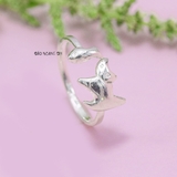Nhẫn Bạc Nữ Teen Mẫu Nhẫn Mở Hình Con Mèo N2408280039