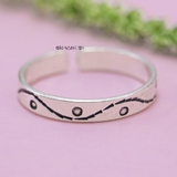 Nhẫn Bạc Nữ Teen Trơn Không Đá N2408280003