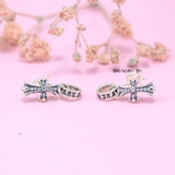 Bông Tai Bạc Nữ Kiểu Nụ S925 Hình Thánh Giá Đính Đá Đẹp H2410240048