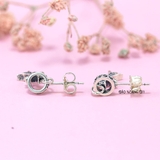 Bông Tai Bạc Nữ Kiểu Nụ S925 Hình Thánh Giá Đính Đá Đẹp H2410240048