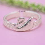 Nhẫn Bạc Nữ Teen Hình Thiên Nga N2408280005
