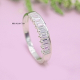 Nhẫn Bạc Nữ Trơn Thiết Kế Đính Đá N2408260047
