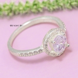 Nhẫn Bạc Nữ Đính Đá Sang Trọng N2409010042