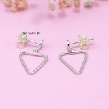 Khuyên Tai Bạc Nữ S925 Thiết Kế Theo Kiểu Hình Học H2410240049