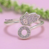 Nhẫn Bạc Nữ Teen Đính Đá N2408280006