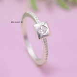 Nhẫn Bạc Nữ Thiết Kế Đính Đá Sang Trọng  N2409020035