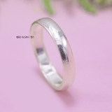 Nhẫn Bạc Tròn Trơn