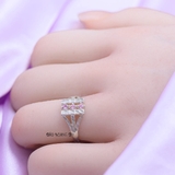 Nhẫn Bạc Nữ Trơn Thiết Kế Đính Đá N2408260055