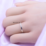 Nhẫn Bạc Nữ Trơn Không Đá Lượn Sóng N2408270016