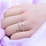 Nhẫn Bạc Nữ Thiết Kế Hình Hồ Ly Free Size N2409020058